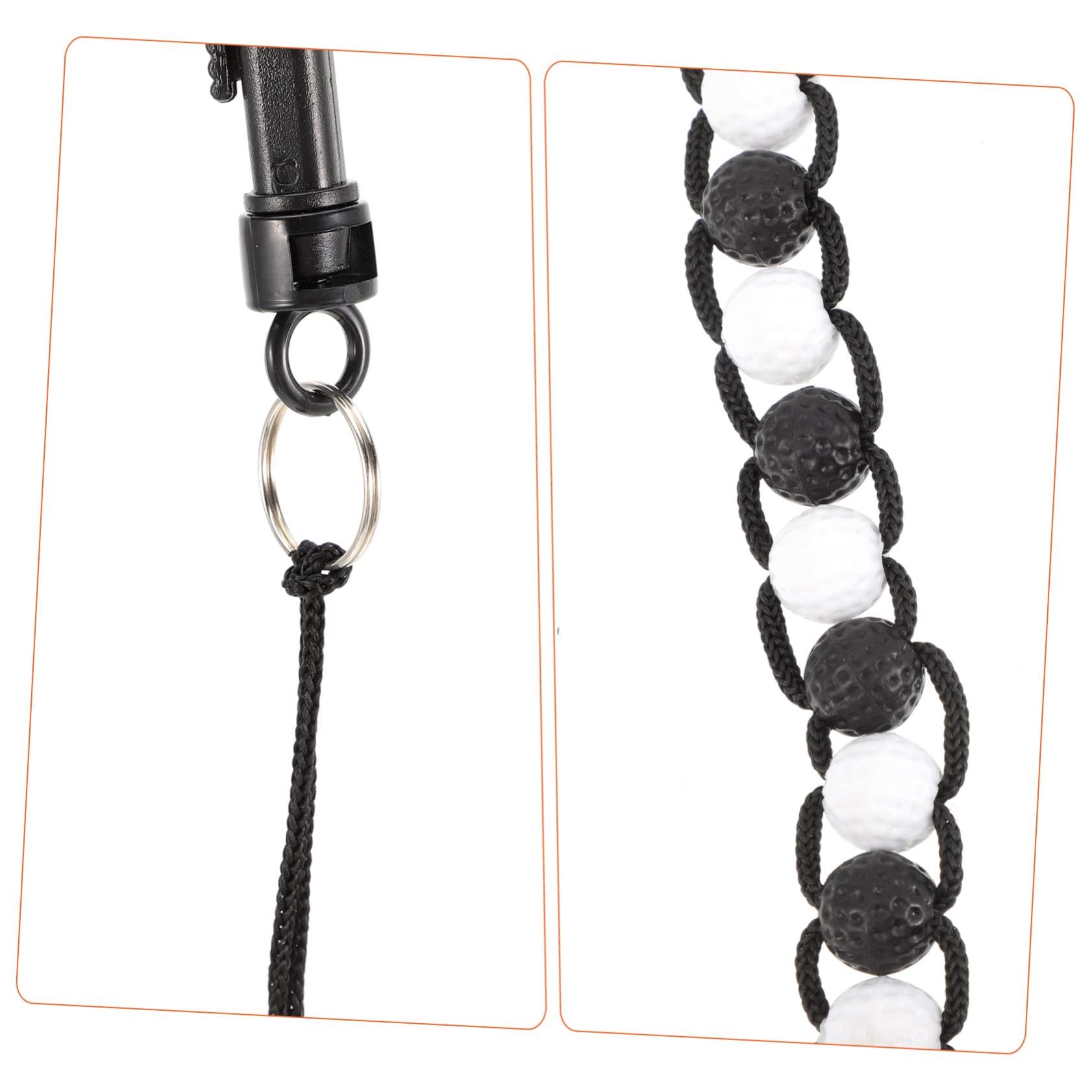 TOYANDONA Contador De Cuentas De Golf Accesorios De Golf Cadena De Golf Dispositivo De Golf Suministros De Golf Herramienta Cuenta De Golf Cuenta De Golf Cuenta De Golf De Plástico