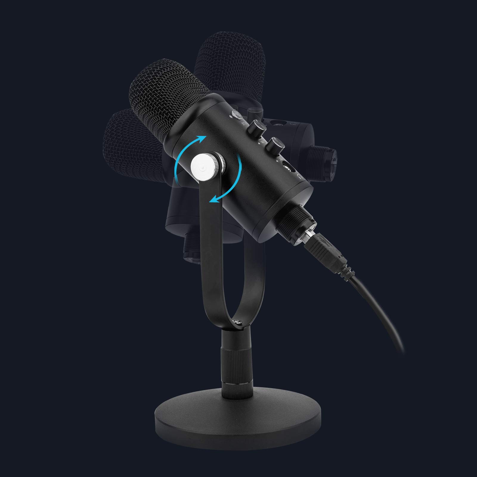 Amazon.co.jp: USB コンデンサーマイク USBマイク パソコン用マイク 単