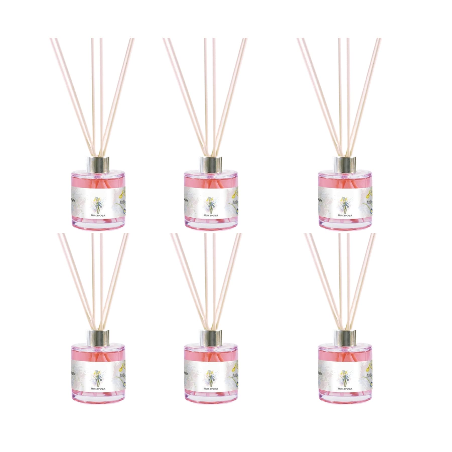 PACK6ABIENDADOR CON AROMA,MIKADO AMBIENTADOR PREMIUM 130ml BELLE EPOQUE(PLUS HOME)