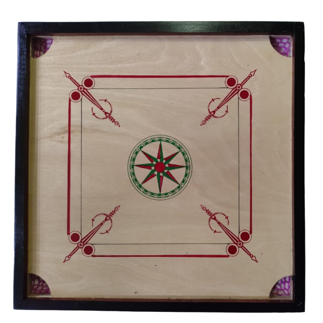 26x26 inch Carrom Board (Made of Special Bengal Plywood) (Cut Pocket)(Pack of 1 Carrom Board, 1 Striker, 24 Coins and 2 Packet Powder) (B0D8H7Z73Q) Amazon Price History, Amazon Price Tracker