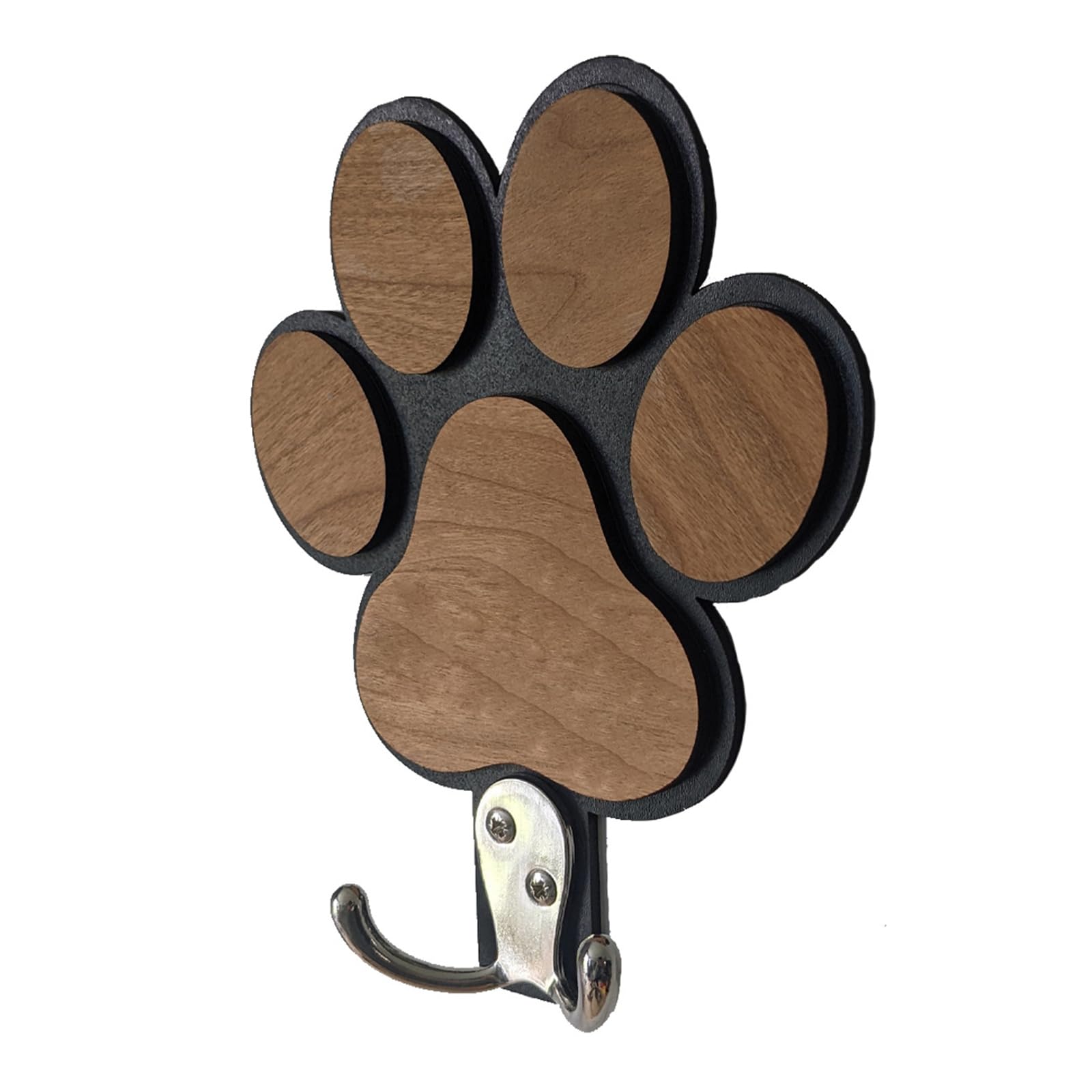 Limtula Handcrafted Wooden Paws Print Wall Hook Sturdy Bathroom Bedroom Entryway Storage Solution Easy Mounting Accessories Bathroom Towel Hanger