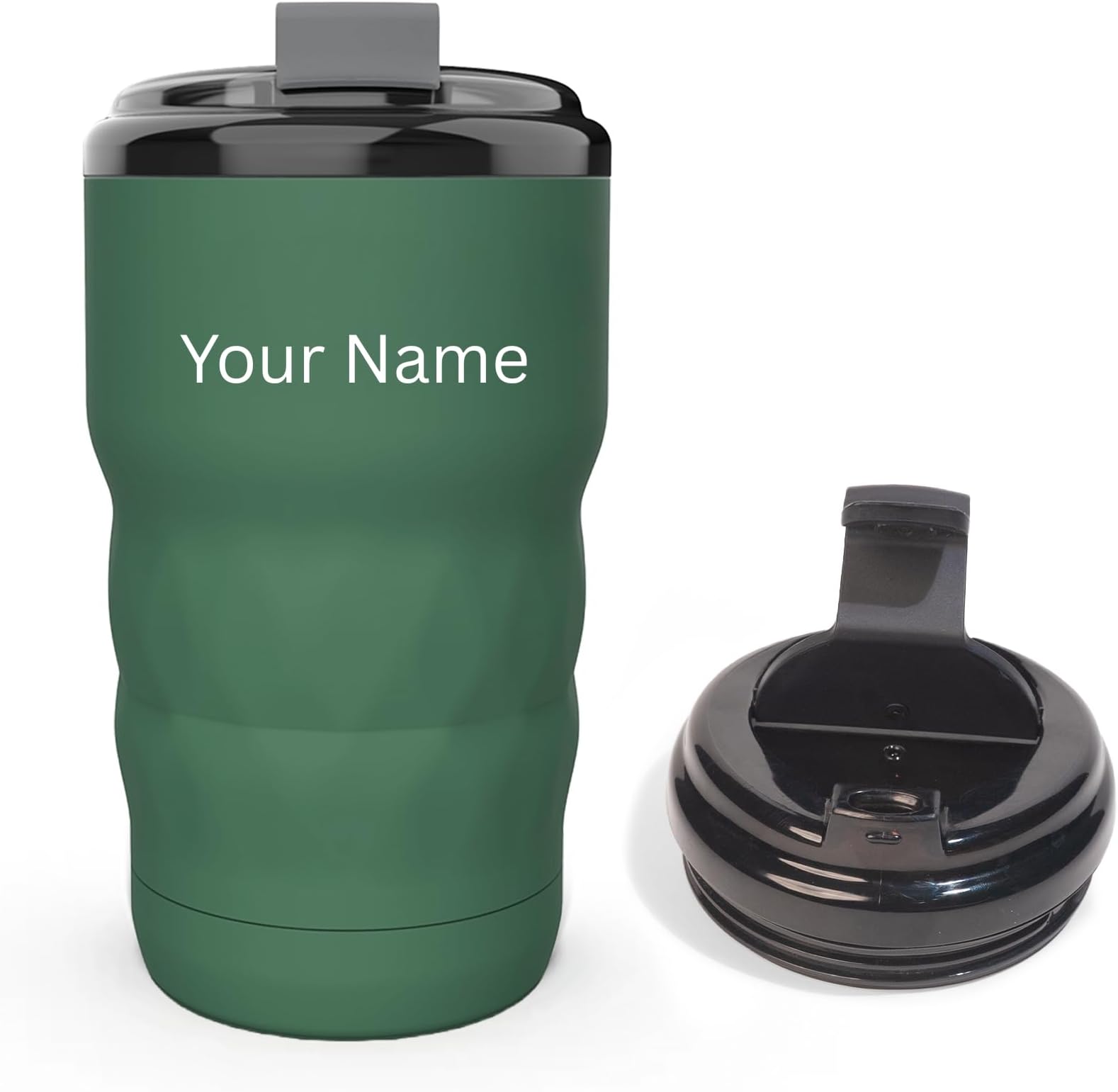 Java Personalized Stainless Steel Mugs 360 ml - 2 Years Brand Warranty | Insulated Coffee Mug | Travel Mug | Coffee Tumbler | Cold for 6 Hours & Hot for 3 Hours | Meridian Green