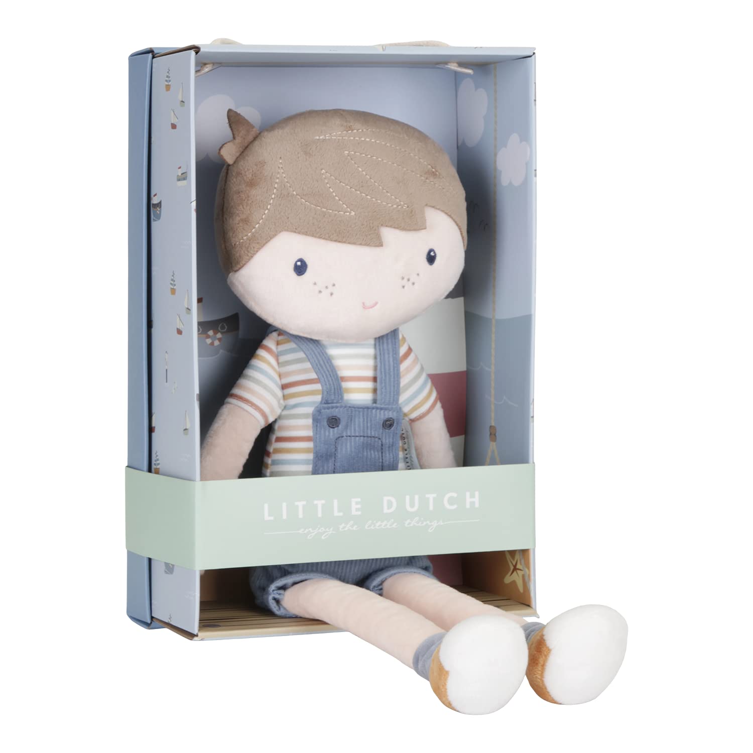 Little Dutch Muñeco de trapo Jim – (50 cm) (Vintage Sunny Stripes)
