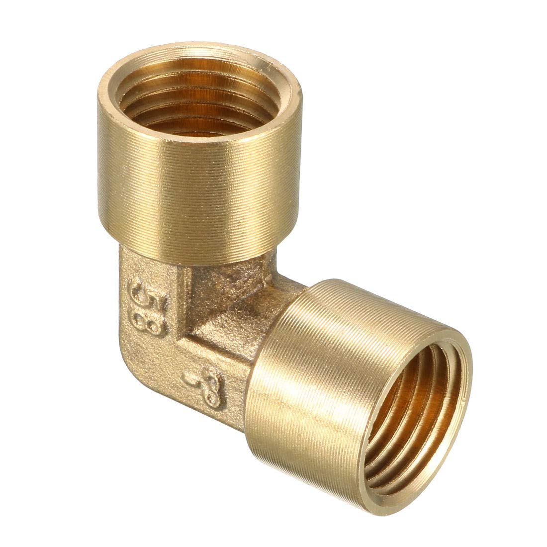 sourcing mapBrass Elbow Pipe Fitting 90 Degree 1/4 PT Female x 1/4 PT Female Coupling