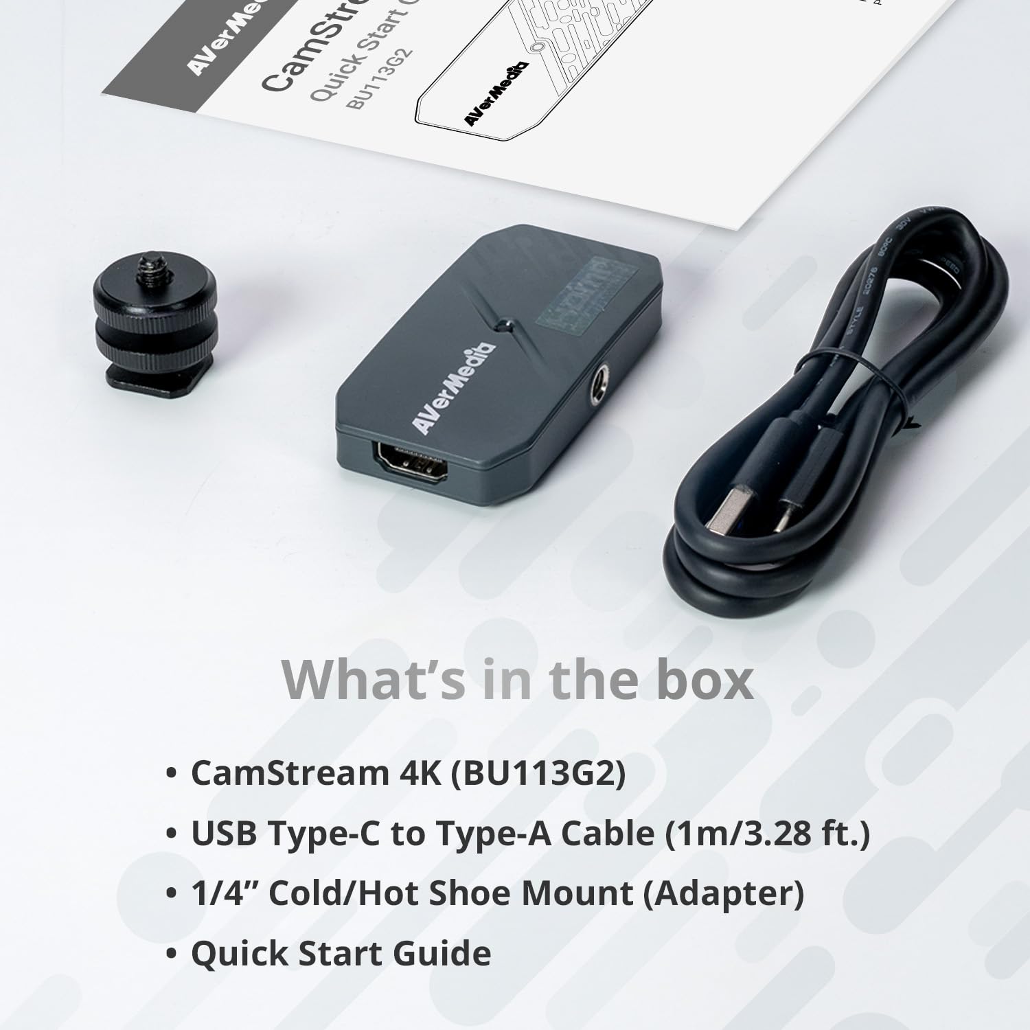 AVerMedia Video Capture Box, Live Streamer cap 4K (BU113G2)