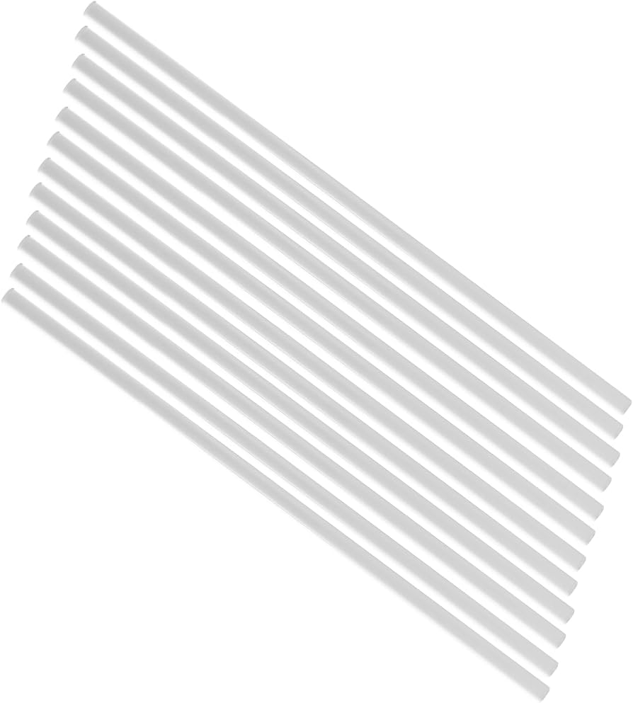 Produktbild von 12 Acryl-Rundstäbe Klar 10 X 300 Mm – Transparent, Vielseitig Schneidbar, Für Modellbau Und Handwerk