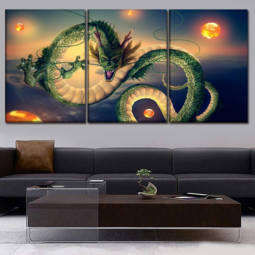 Toile Peinture Moderne Animation pour Décoration Salon Modulaire Cosy