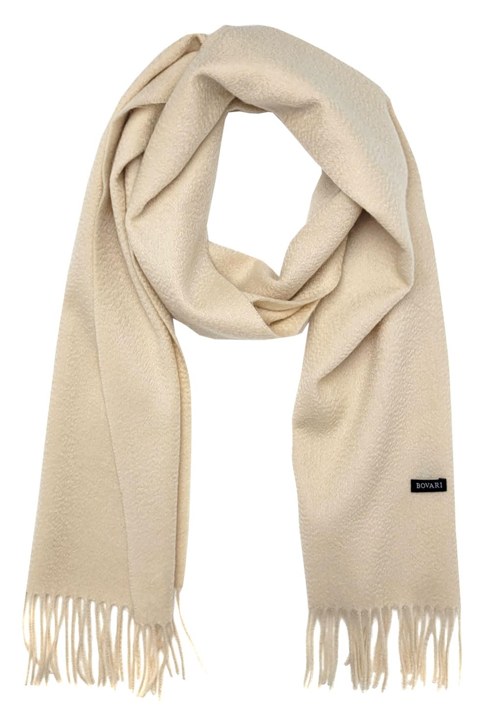 Bovari Sciarpa Donna Premium 100% Cashmere - 180 x 31 cm - molti colori
