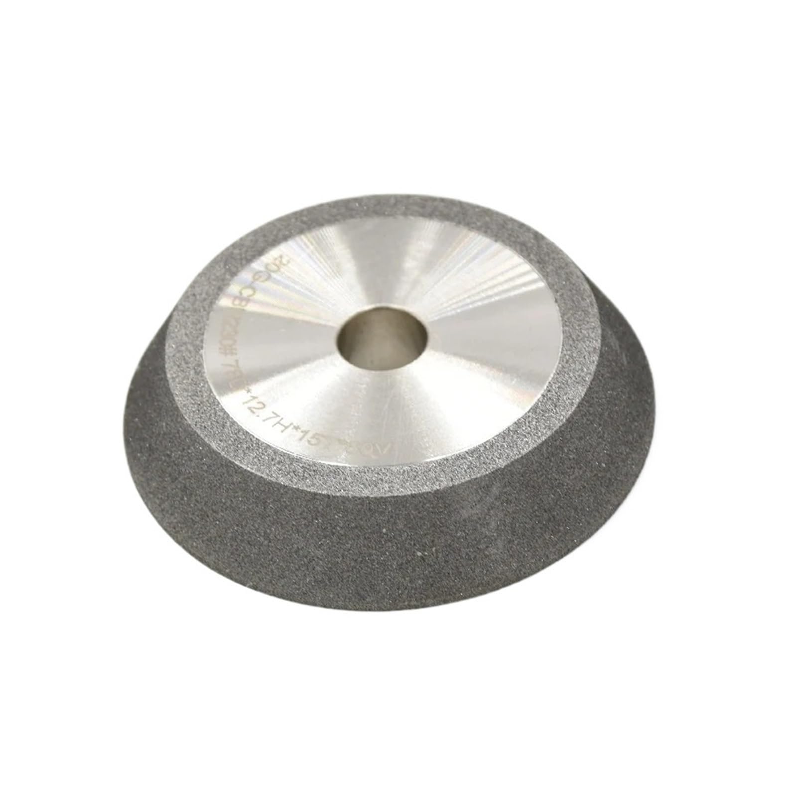 Muela abrasiva CBN de 3 pulgadas con eje 1/2'' | Rueda de copa 20G-CBN230 for acero de alta velocidad y carburo de tungsteno(X3-CBN230)