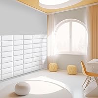 Vista 36 de Paneles tapizados para cabecero, 12 paneles de 7.8 x 15.7 pulgadas, paneles acolchados de pared para niños, cabecero de cama 3D anticolisión montado