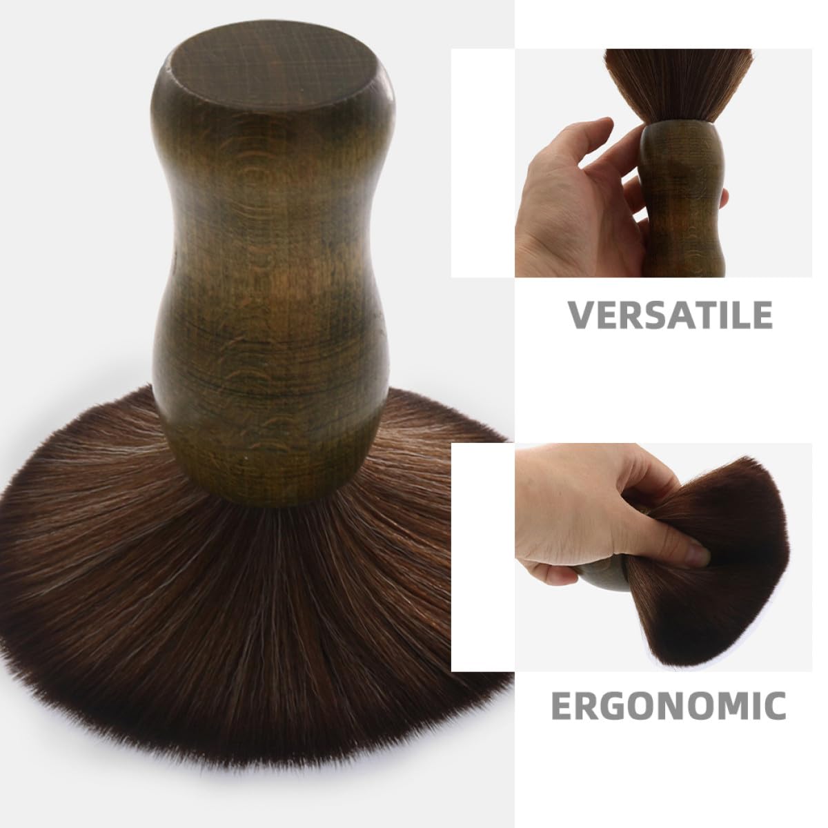 Spazzola Pulizia Dischi Vinile 2 Pezzi Manico in Legno | Set per Giradischi e Puntina, Setole Morbide Anti-statiche, per Manutenzione Professionale e Intrattenimento Domestico
