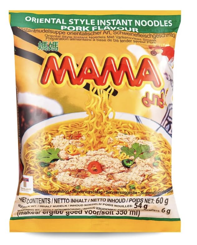 MAMA Instant Noodle (Artificial Pork Flavor) - 2.1oz [ 30 units]