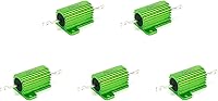 Vista 9 de Resistencia bobinada 10W 100 Ohm 5% Resistencias de carcasa de aluminio - 5pcs