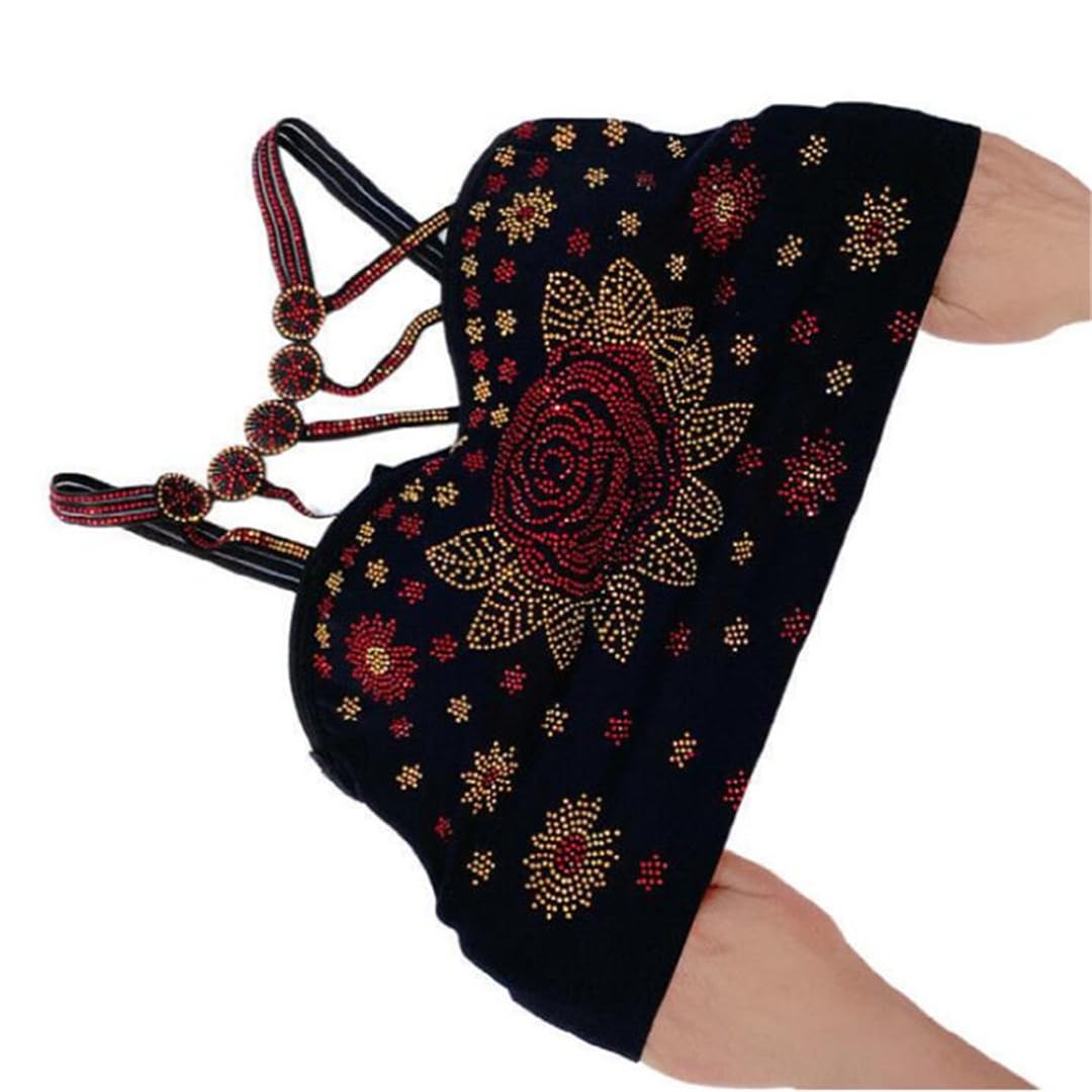 Diamond Rose - Camisola para mujer con tirantes, ropa exterior de verano, cuello halter
