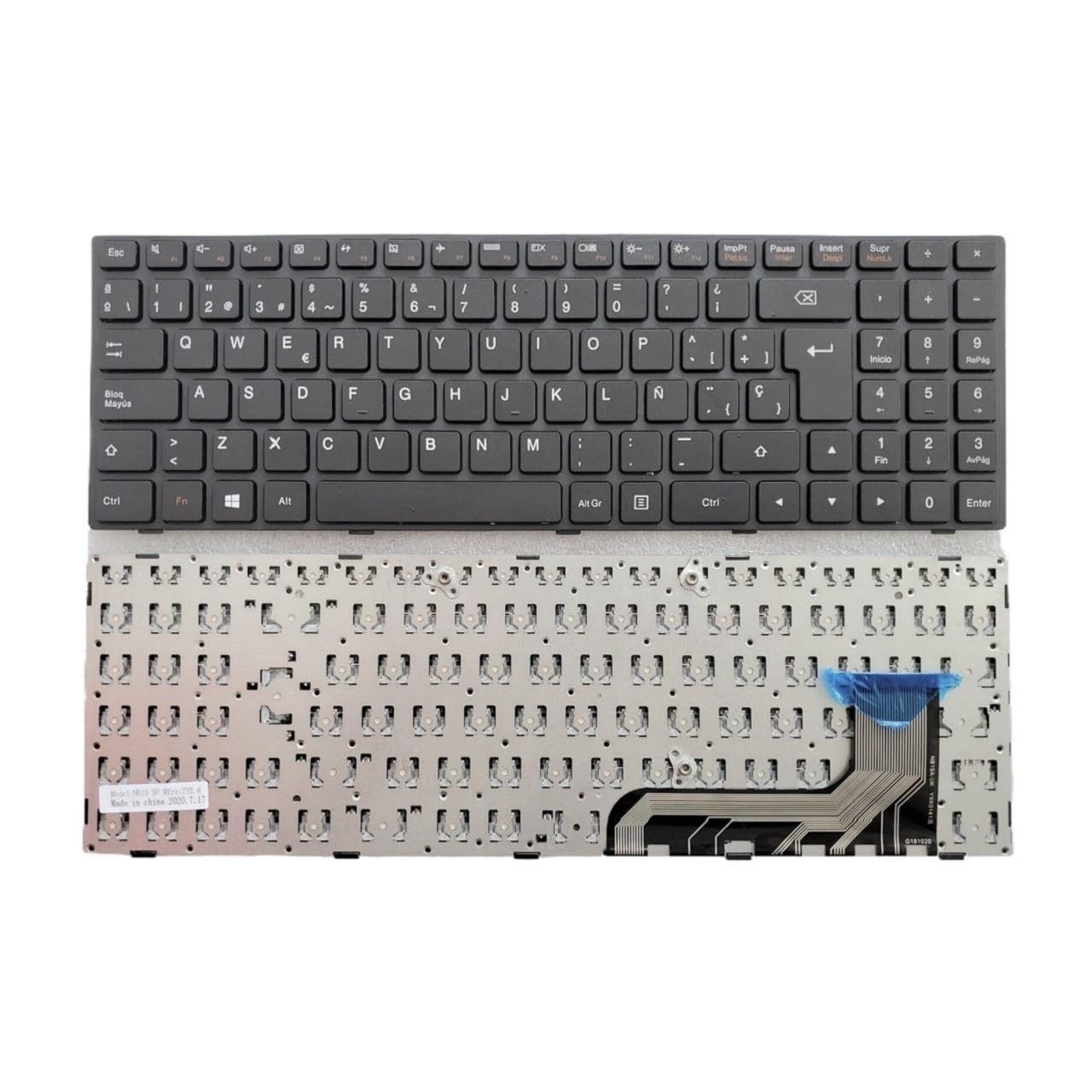 Clavier pour ordinateur portable Ideapad 100-15 touches robustes version SP - 2