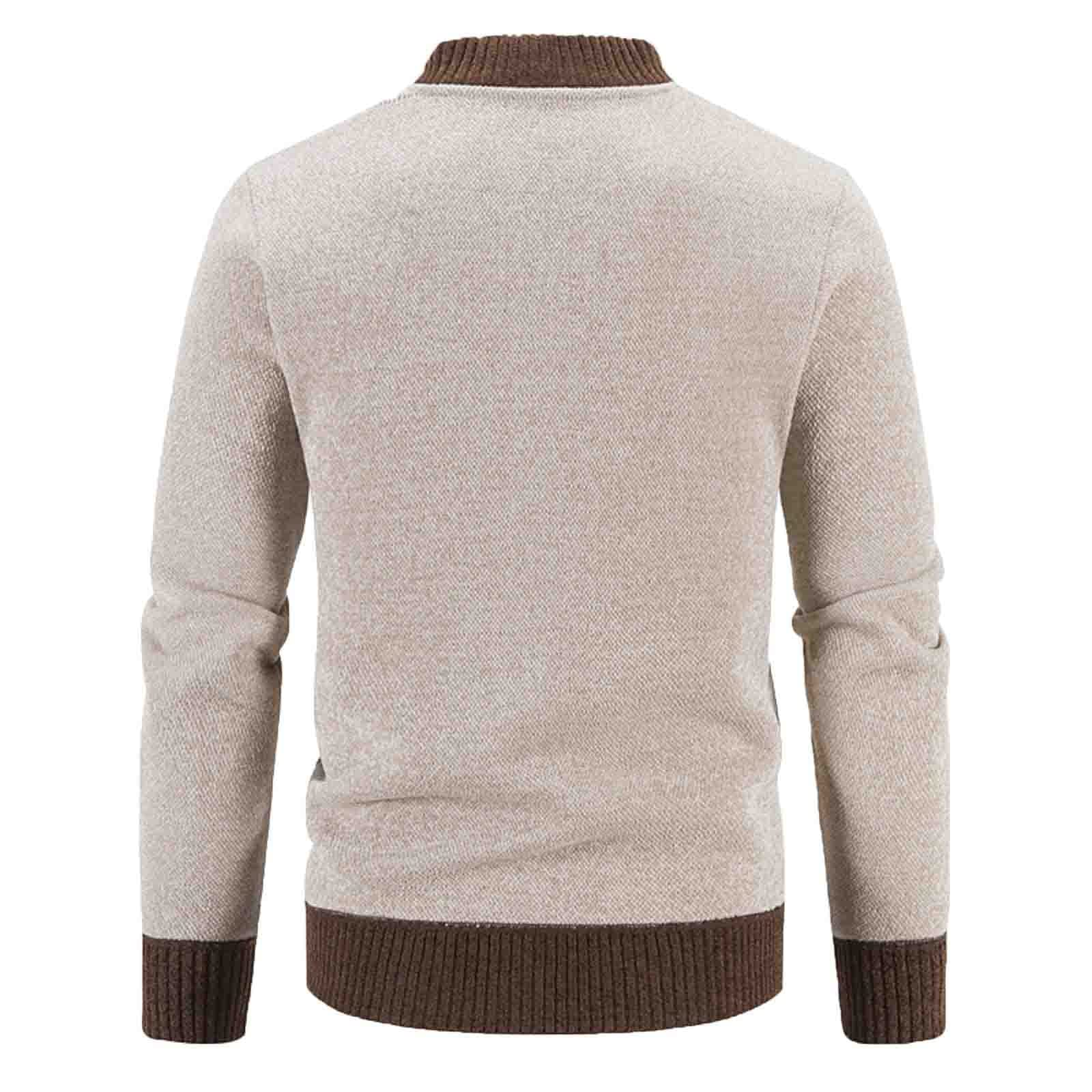 Generisch 2025 Trachtenjacke Herren - Strickjacken Langarm Sportlich Trachtenjanker Leicht Modern Cardigan Trachten Freizeitjacke M-4XL