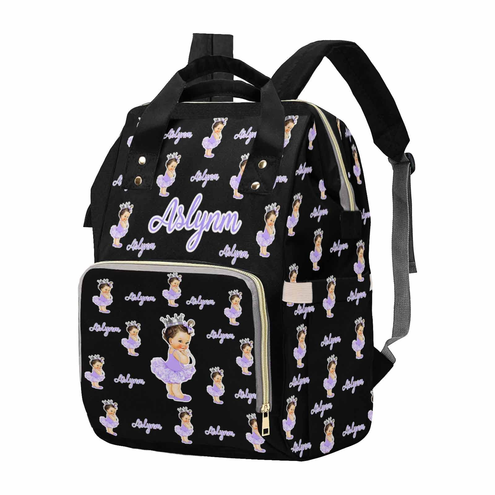 M YESCUSTOM Baby Bag Backpack with Multi Name Personalized Diaper Bag Custom Women Mom Travel Backpack Custom Mommy Backpack