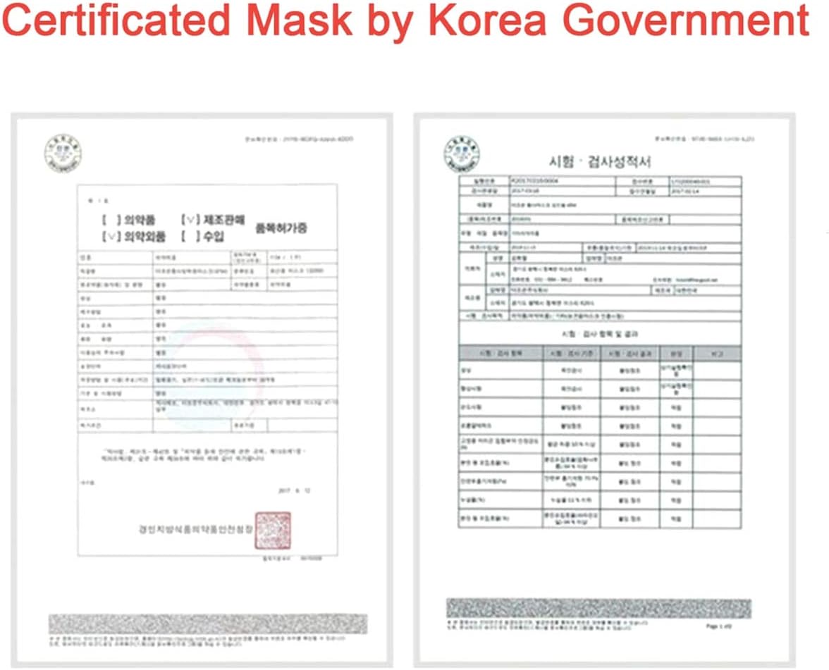 Premium KF94 Face Mask 4 Layers Comfortable Individually Packaged (Black Pack of 100)