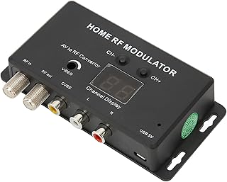 Modulador de TV Link, modulador PAL NTSC AV para RF Mini Modulador RF Doméstico Conversor UHF, para conjunto de caixas superiores AV