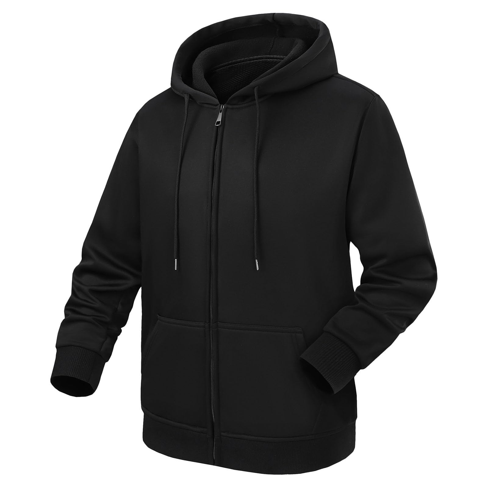 Generico Felpa Uomo Cappuccio,Felpe con Cappuccio E Felpe da Uomo Felpa con Cappuccio Riscaldante Intelligente con Display Digitale per l'inverno Felpa Riscaldante Regolabile per Uomo