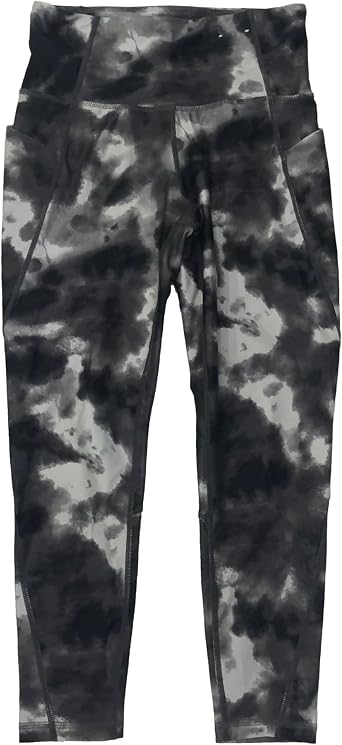 Xersion Womens Gray Camo Athletic Ankle Leggings High Rise Stretch Pants