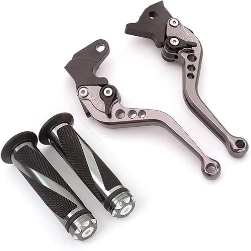 Krace Juego de palancas de freno de embrague de motocicleta para Suzuki SV650 1999-2009, DL650V-STROM 2004-2010,600750 KATANA 1998-2006, GSXR750