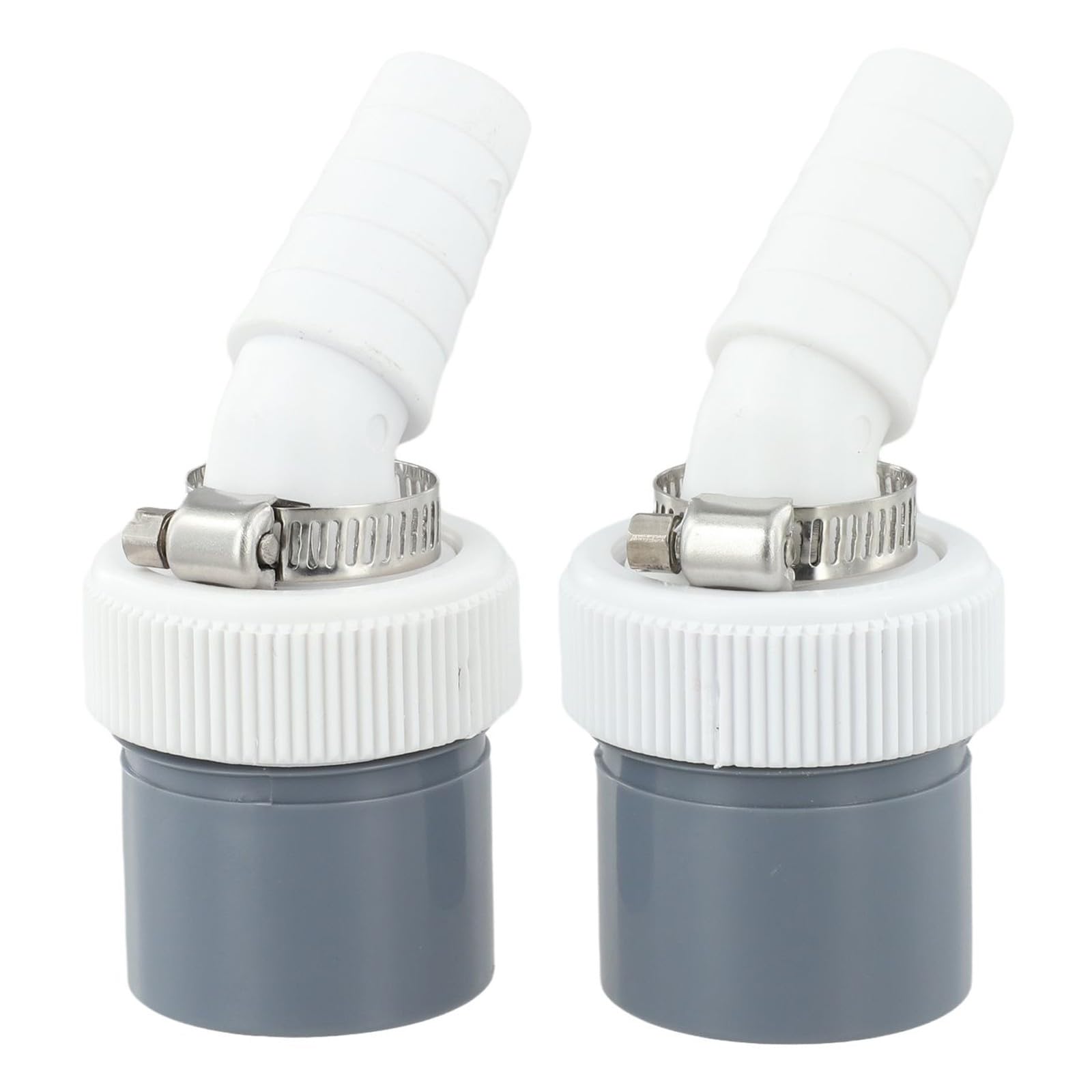 Eawfgtuw PVC Washing Machine Waste Pipe Adapter 40mm Outlet with 18-24mm Inlet Hose Connector, Dishwasher Waste Hose Fitting, Sink Waste Pipe Connector, Leak-Proof Desig(40MM Drain Adapter)