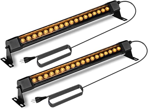 nanzgecc Luz de lavado de pared, 18 W, 2 pies, luz blanca cálida de 2700 K, luz de barra impermeable IP67, barra de luz LED de 120 V para tu jardín,