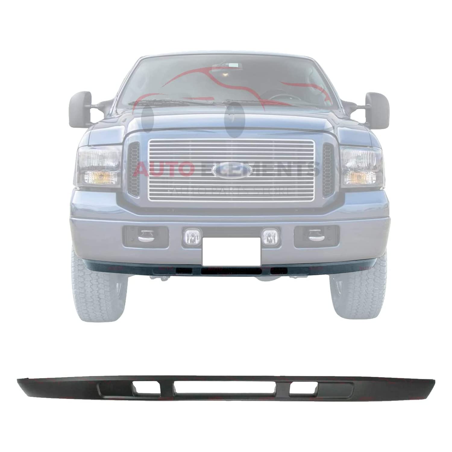 Photo 1 of New Front Bumper Lower Valance Panel Textured For 2005 Excrusion / 2005-2007 Ford F-Series Super Duty Direct Replacement 5C3Z17626AAA