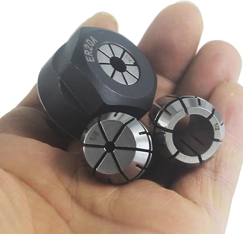 Miniatura 7 de ER20 - Juego de tuercas de resorte ER20 18 pulgadas + 14 pulgadas + 12 pulgadas y tuerca de sujeción para máquina de grabado CNCherramienta de