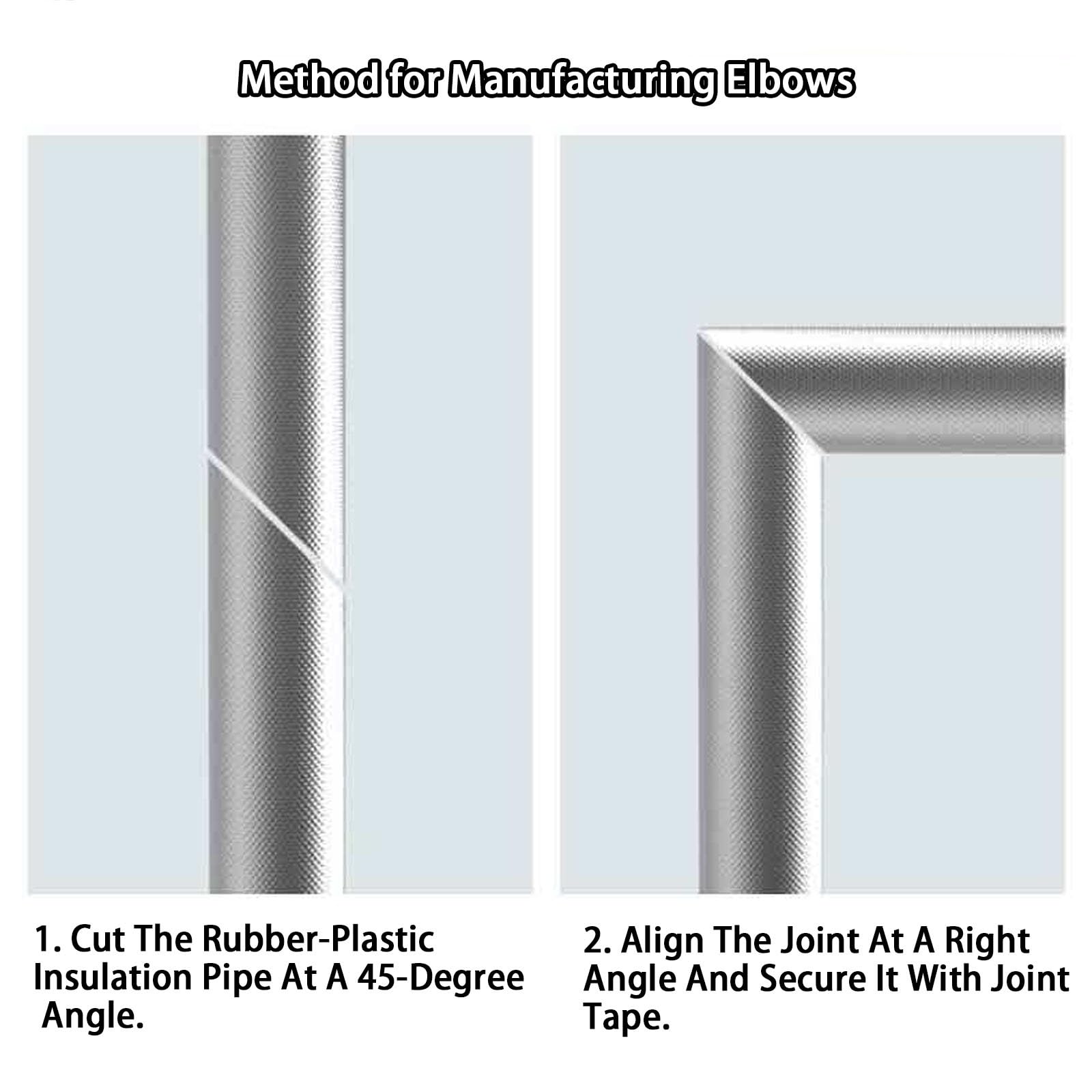 Tubo Isolante Antigelo, 30mm Wall Thickness Isolante per Tubature in Resistente All'umidità, Guaina Isolante in Gomma per la Protezione dal Gelo di Tubi Esterni