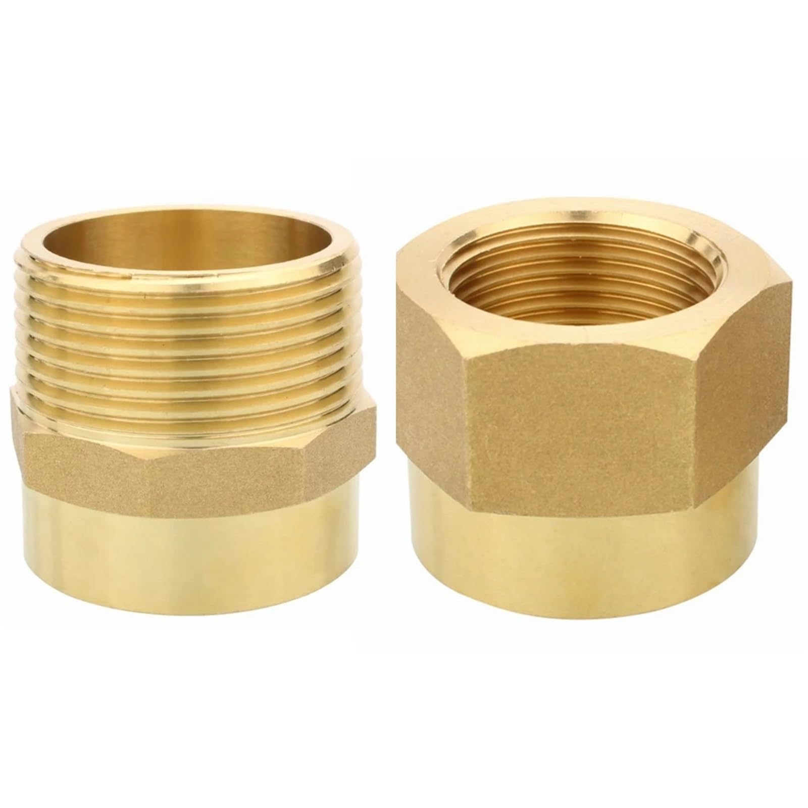 5 uds hembra macho for soldar Scoket extremo alimentación soldadura Unión de latón acoplador instalación tuberías for aire acondicionado Para Plomería Industr