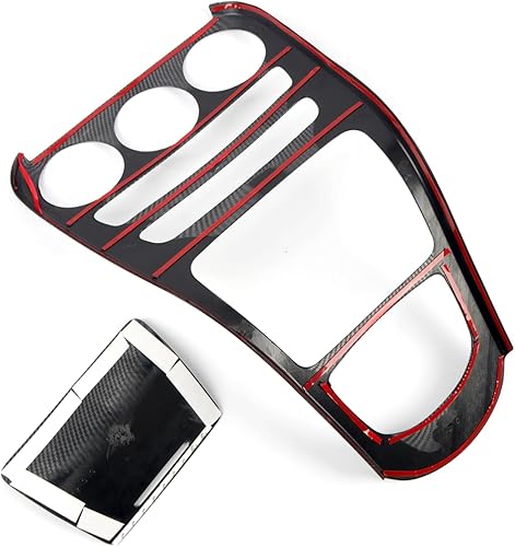 Miniatura 3 de HIGH FLYING Para Mercedes-Benz GLC 300AMG GLC 43 GLC 63 2020-2022 Cubierta del panel de engranajes de la consola interior del tablero de