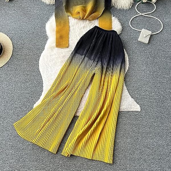 DUOTCYELE Completo in Due Pezzi Lavorato A Maglia Larga - Set di Abiti alla Moda per L'Autunno