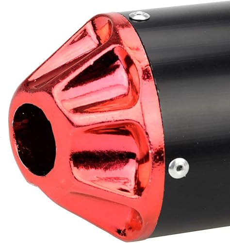 Miniatura 5 de Silenciador de escape de motocicleta de aluminio rojo de 1.102 in para CRF50 XR50 KLX SSR Thumpstar Lifan 50cc 70cc 90cc 110cc 125cc Chinese Pit