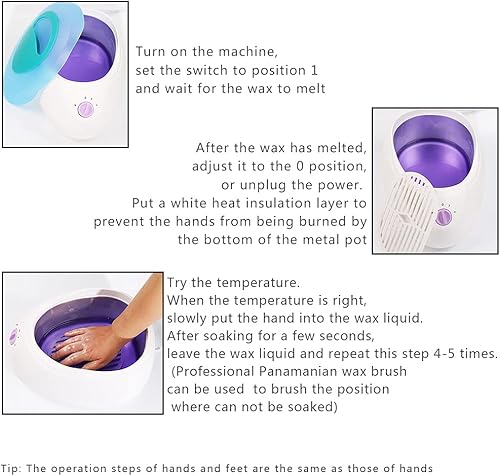 Miniatura 5 de Guantes de cera de parafina para pies, guantes de trabajo de cera de parafina, guantes de parafina, baños de parafina, cuidado de pies y manos (rosa