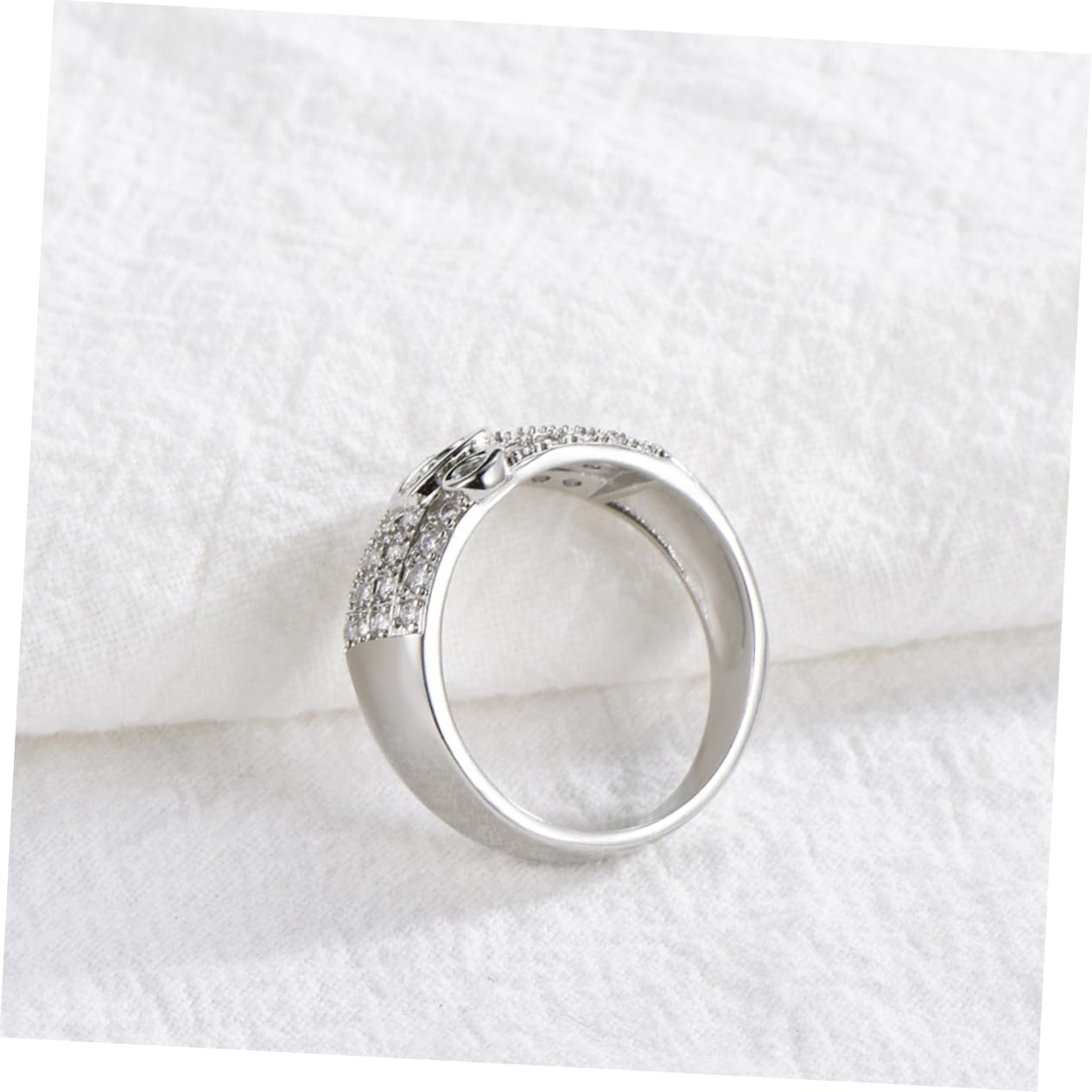 1 Anello da Dito per Donna alla, Creativo, in Argento, Misura 9, Accessorio Unico per Gioielli per Amanti della Musica