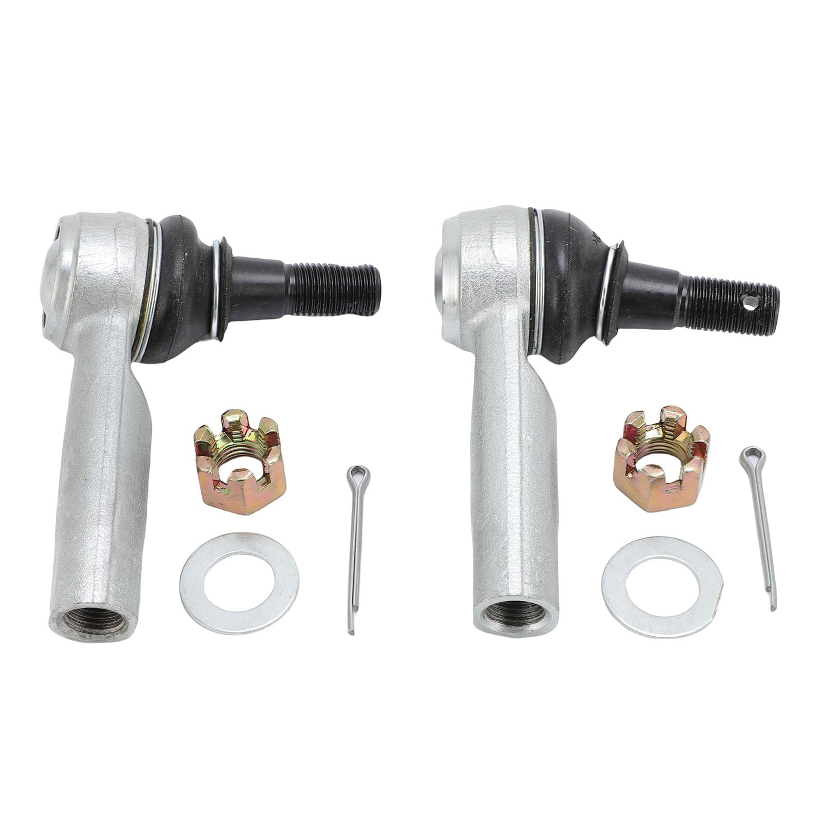 2 Sätze Spurstangenkopf-Kit, Ersatz aus Hochhartem Legiertem Stahl für 800 4 750 800, mit Staubschutzgummi, für Modelle 2012 2013 2014 2015 2016 2017 2018 2019