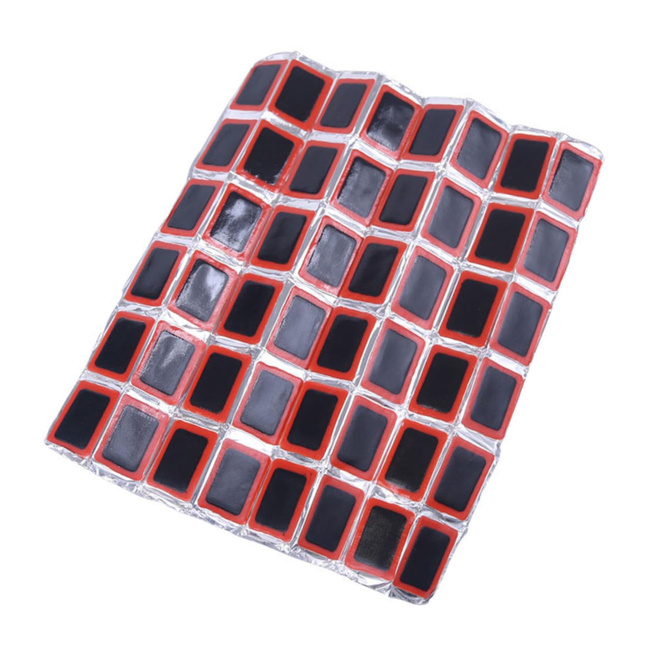 OHPHCALL 3Sheets Bicycle Tire Patch Kit Rubber Puncture Repair Strips for Easy and Use and Lightweight for Emergency Road Repairs Self Adhesive Glue