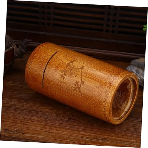 Miniatura 9 de Alcancía de cambio de tarro de dinero, decoración del cuarto del bebé, Banco de dinero de madera, tarros de almacenamiento de monedas, banco de