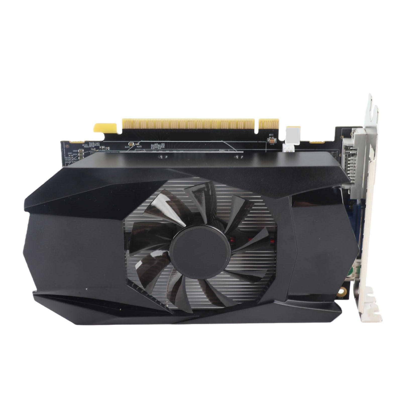 Tarjeta Gráfica, HD7670 4GB GDDR5 128Bit 480 Stream Processor Unit PCI Express X16 2.1 Tarjeta Gráfica de Vídeo Ranura de bajo Ruido Ventilador de Aleación de Aluminio Gaming Video Card para PC