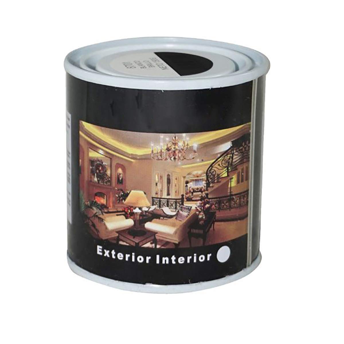 H HANSEL HOME Pintura Esmalte al Disolvente para Madera y Metal, Pintura Alquidica de Rápido Secado para Superfícies Interiores y Exteriores(Negro Satinado, 125 ML) — view 42