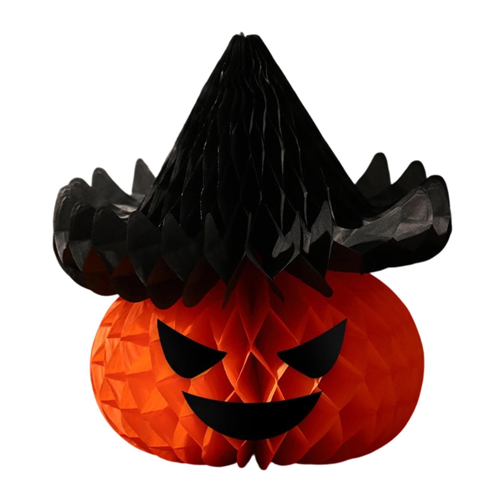 Thanksgiving-kürbis 3D-, wiederverwendbar und faltbar, für Halloween | Geisterkürbis-Kaminsims-Deko für Tischplatte, Kaminsims, Restaurant, Laden, , Terrasse und Klassenzimmer
