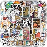 60Pcs Stickers Dave Decal Vinyl Waterproof Matthew Stickers Band for Water Bottle Cup Laptop Guitar Skateboard Luggage Box