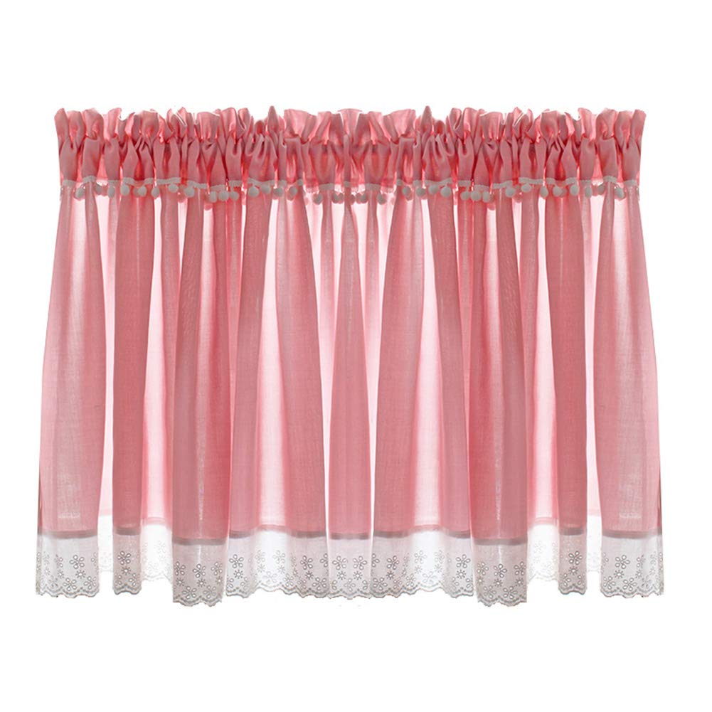 Pink Gingham Cafe Curtains Curtains & Drapes