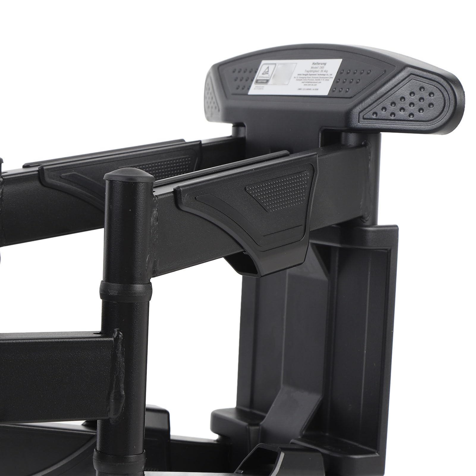 PUSOKEI Uchwyt do Telewizora z regulacją Obrotu i Pochylenia Zapewniający Optymalne Wrażenia wizualne. W Zestawie Kompletny System Zarządzania Kablami
