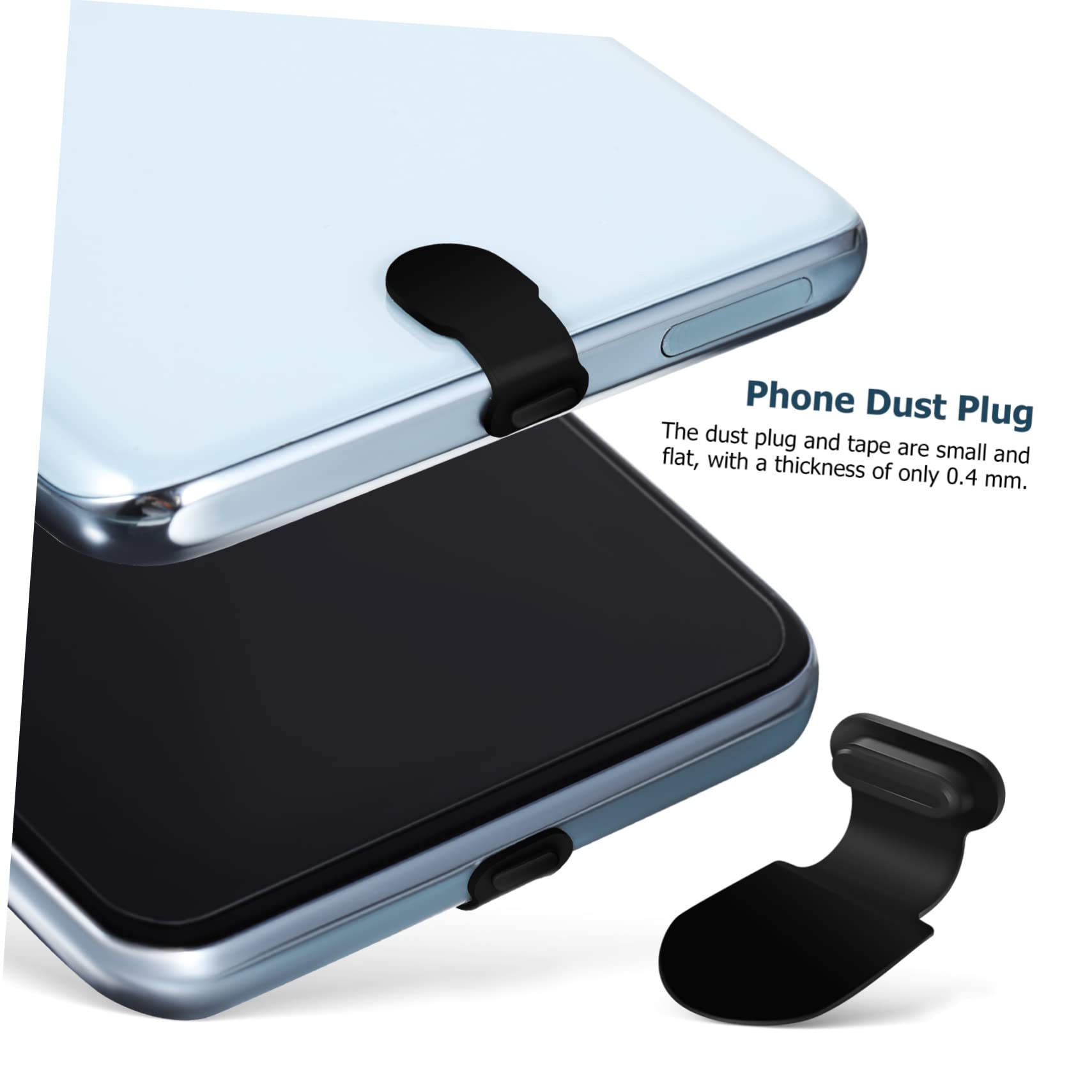 UKCOCO 32 Piezas Plumero Cubierta USB c Tapa USB c USB c Anti Enchufe Cubiertas Tipo c Cubierta Anti USB c Enchufe USB-c Enchufar Androide Gel De Sílice Teléfono Móvil
