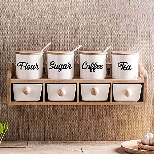 GADGETS WRAP Vinyl Stickers Decor for Kitchen Seasoning Box Ceramic Mug Decoration Home Décor, AG20-DRP-01