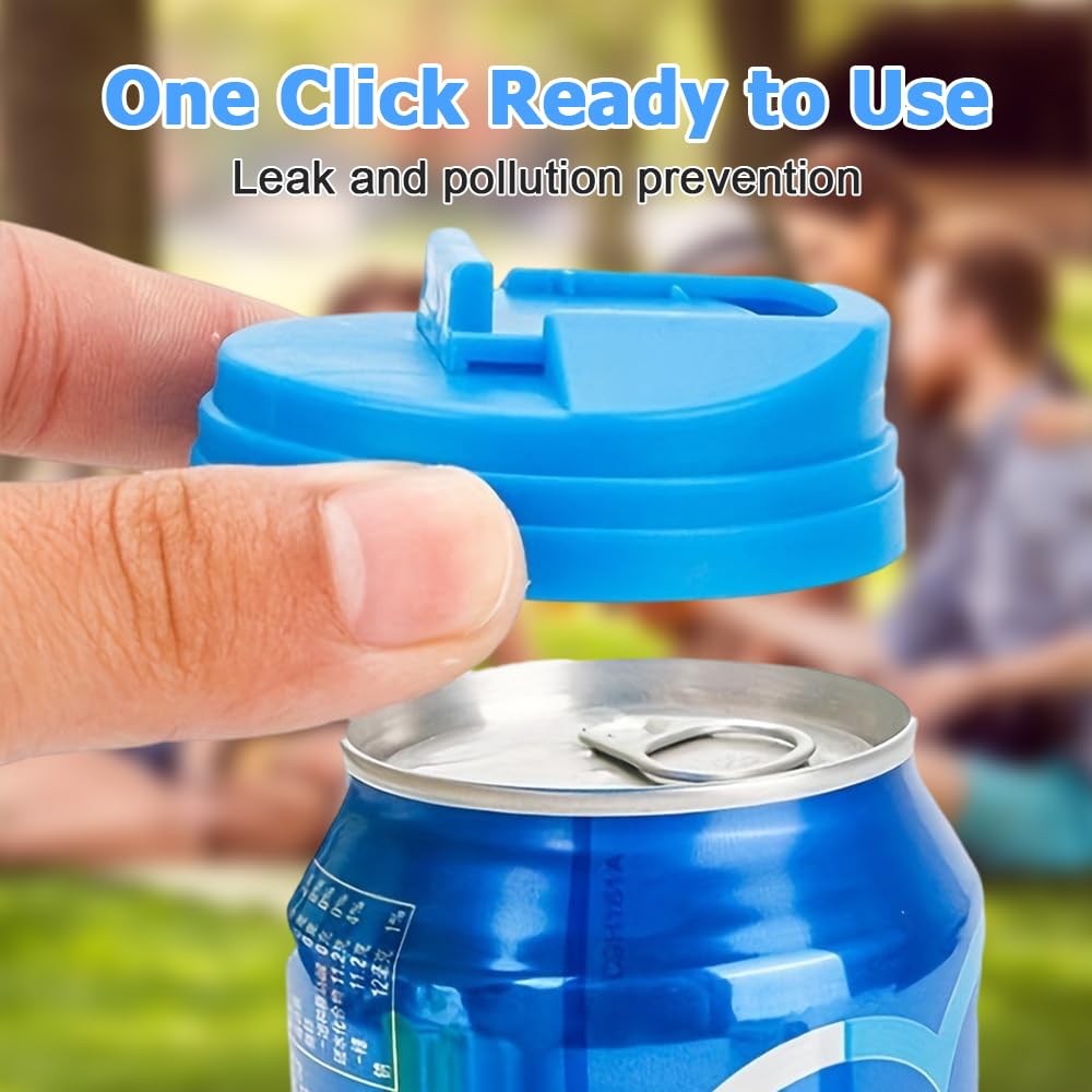 12 Tappi Riutilizzabili Per Lattine - Coperchi Antipolvere Per Bibite, Birra E Bevande Gassate - Foto 5