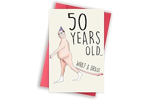 funny 50th birthday card for men gift, 1974 birthday card gifts for husband